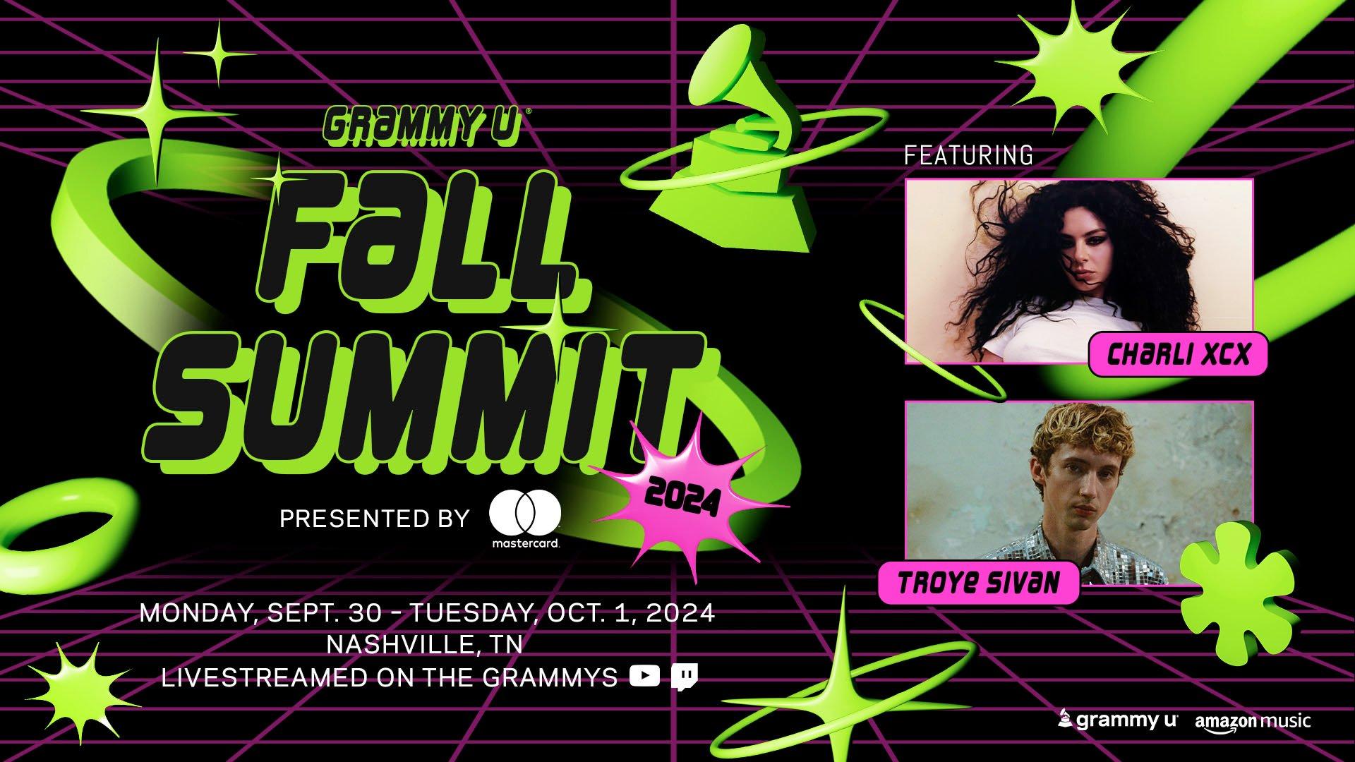 Get Ready For The GRAMMY U Fall Summit With Charli XCX & Troye Sivan